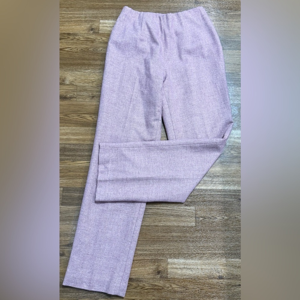 Vintage Chadwick’s pink wool blend tweed lined classic preppy pants career 2 EUC - Picture 8 of 11